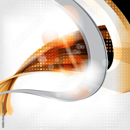 abstract background with waves and lines