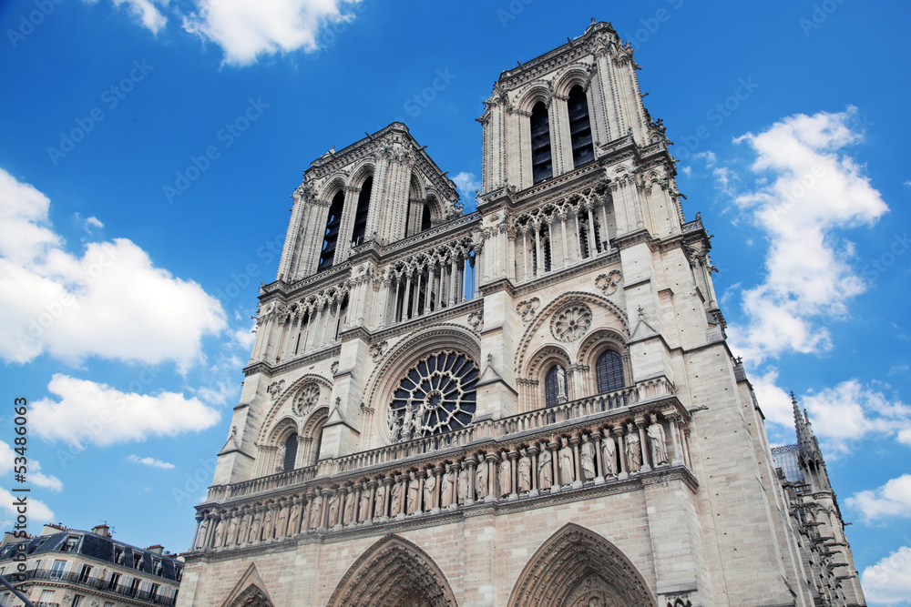 Notre Dame Cathedral, Paris, France.