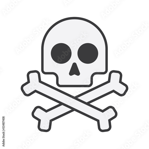White skull