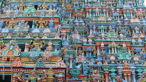 Meenakshi Hindu Temple in Madurai - India
