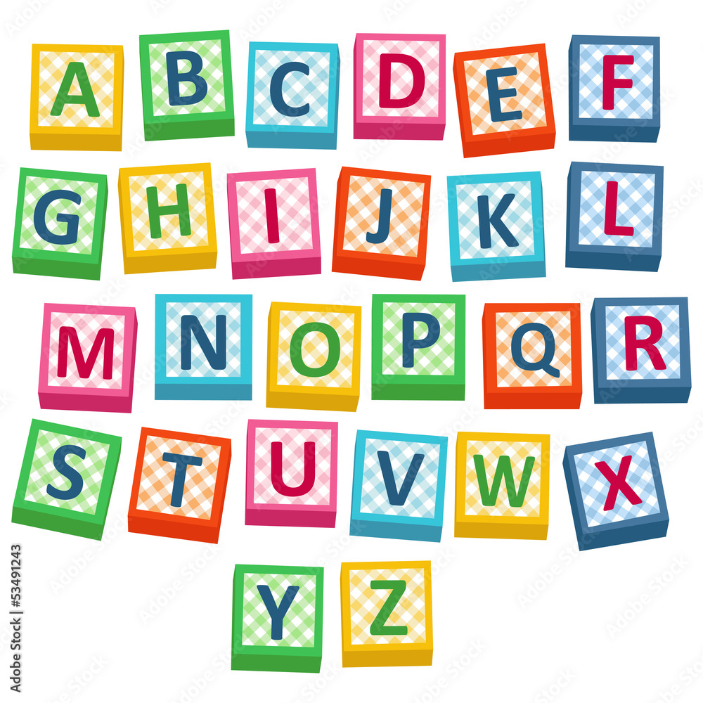 Vector Baby Blocks Vector Baby Blocks