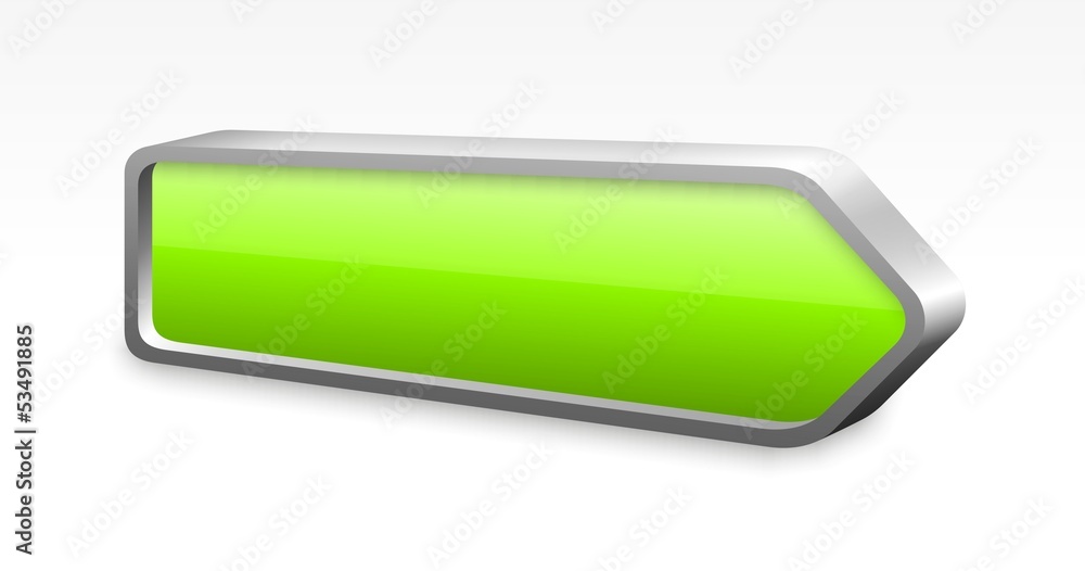 green metal arrow button green metal arrow button