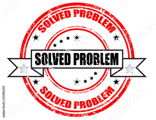 Solved problem-stamp