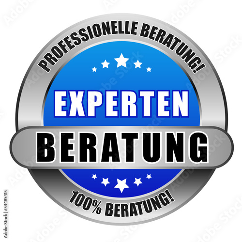 5 Star Button blau hell EXPERTEN BERATUNG PB 100
