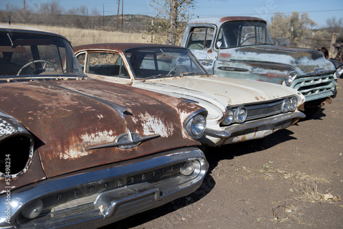 Old car on route 66