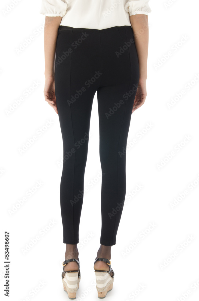 Trousers isolated on the white background Trousers isolated on the white background