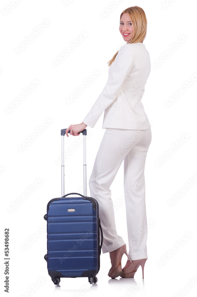 Young woman preparing for vacation Young woman preparing for vacation