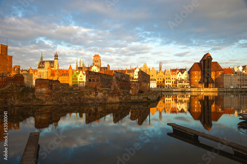 Gdansk in the morning light, Poland. #53500041