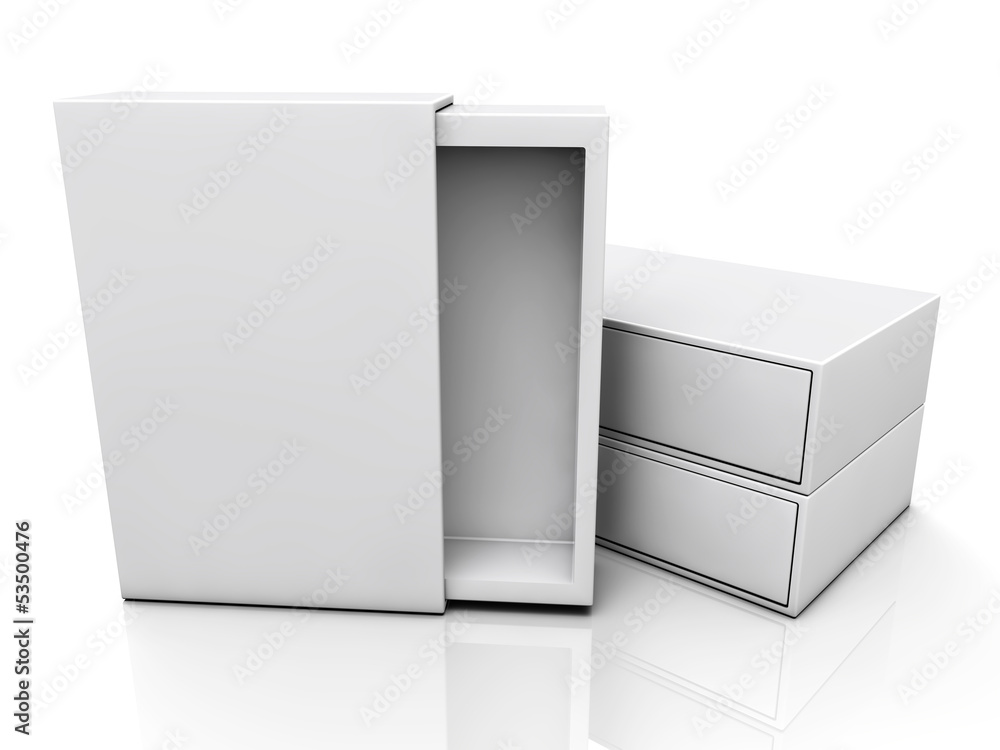 blank boxes isolated on white background blank boxes isolated on white background