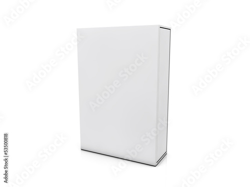 blank boxes isolated on white background