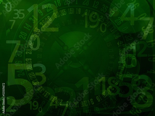 Photography casino roulette numbers background