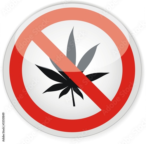 panneau feuille cannabis