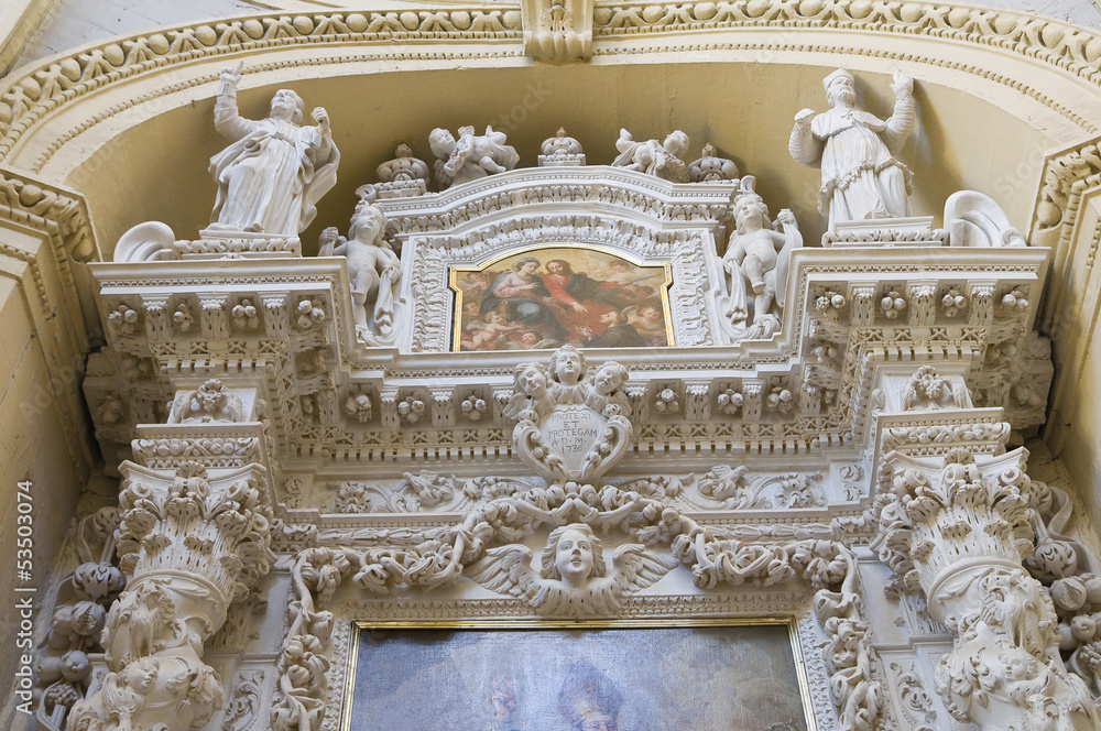 Naklejka premium Church of St. Matteo. Lecce. Puglia. Italy.