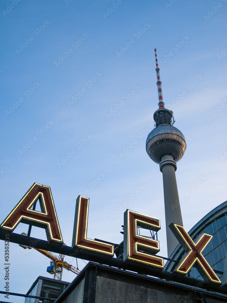 Obraz premium Berlin, Alexanderplatz