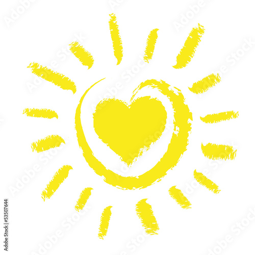 Sonne mit Herz