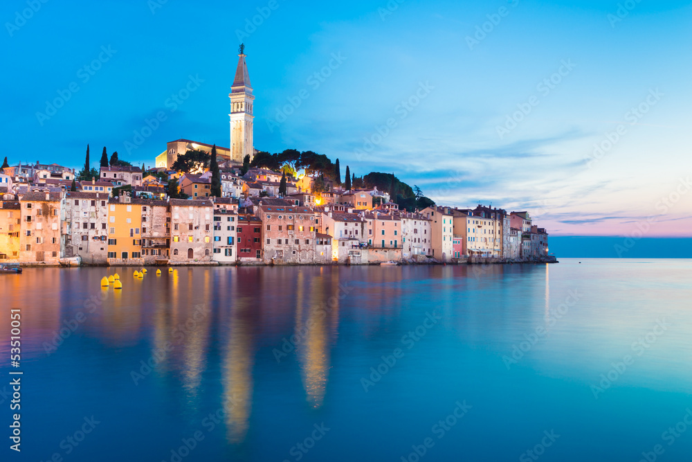 Obraz premium Coastal town of Rovinj, Istria, Croatia.