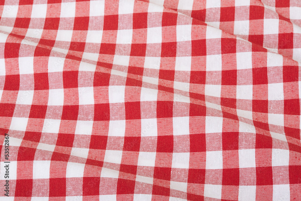 Red and white tablecloth texture background Red and white tablecloth texture background