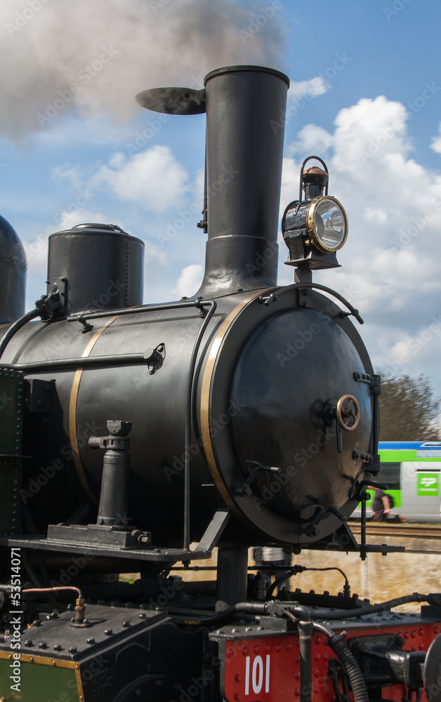 Locomotive à vapeur en Baie de Somme