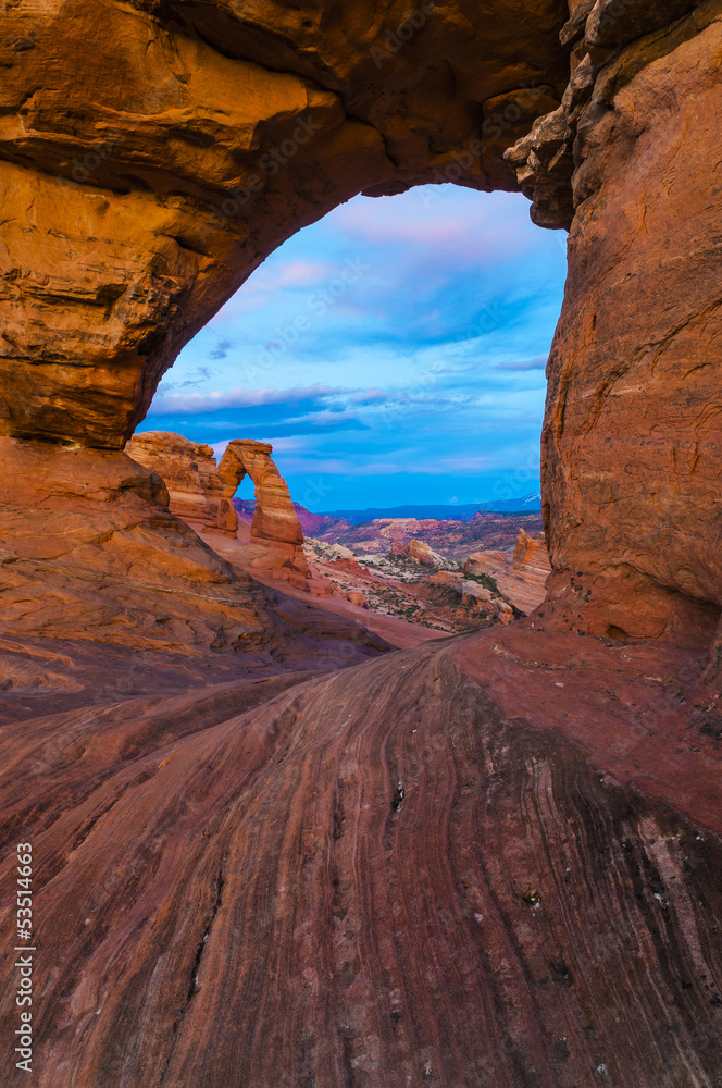 Delicate Arch within the Arch