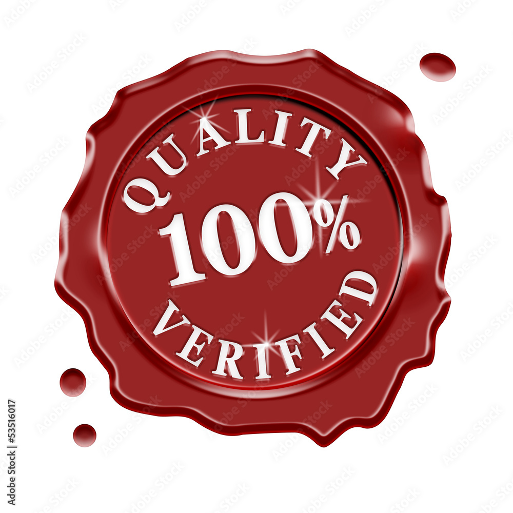 Quality Verified Wax Seal Quality Verified Wax Seal