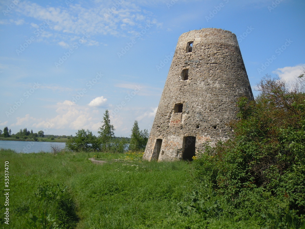 Abandoned windmill (Sloka, Latvia)