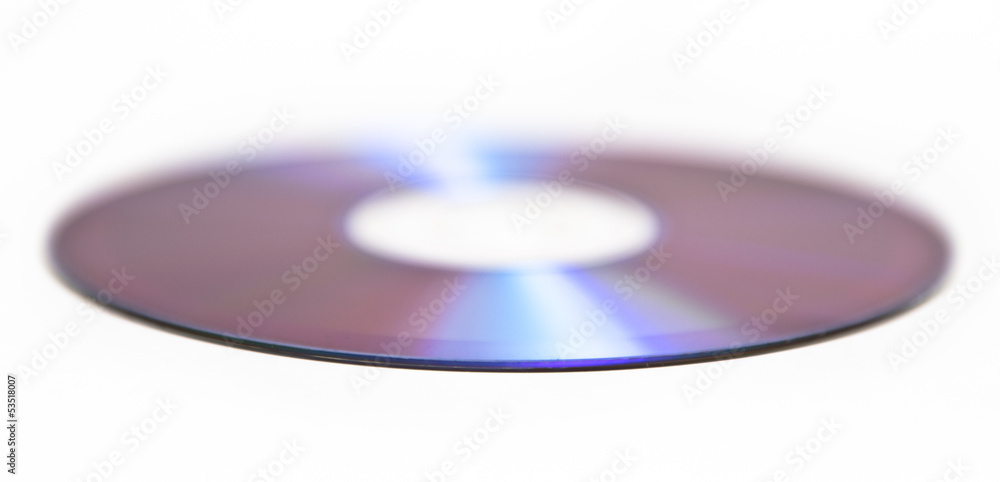 Single CD isolated on white background Single CD isolated on white background