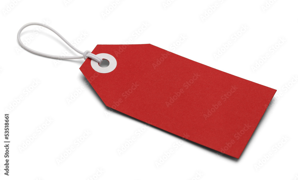 Fototapeta premium Red Tag