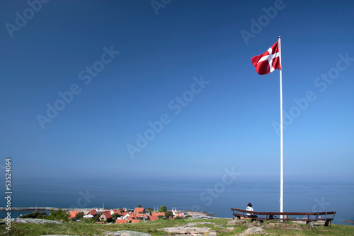 Aussichtspunkt oberhalb von Gudhjem in Bornholm
