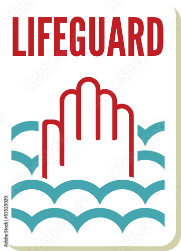 lifeguard sign