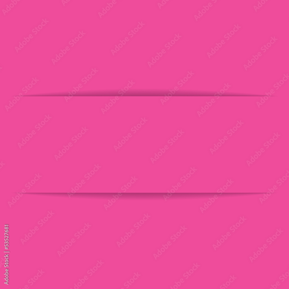 pink paper label