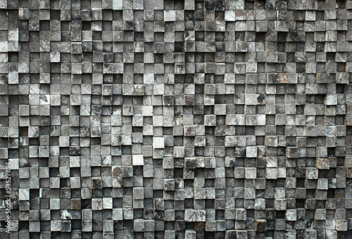 cube black wood © Odua Images