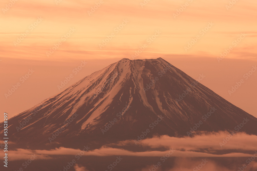 櫛形山からの富士山