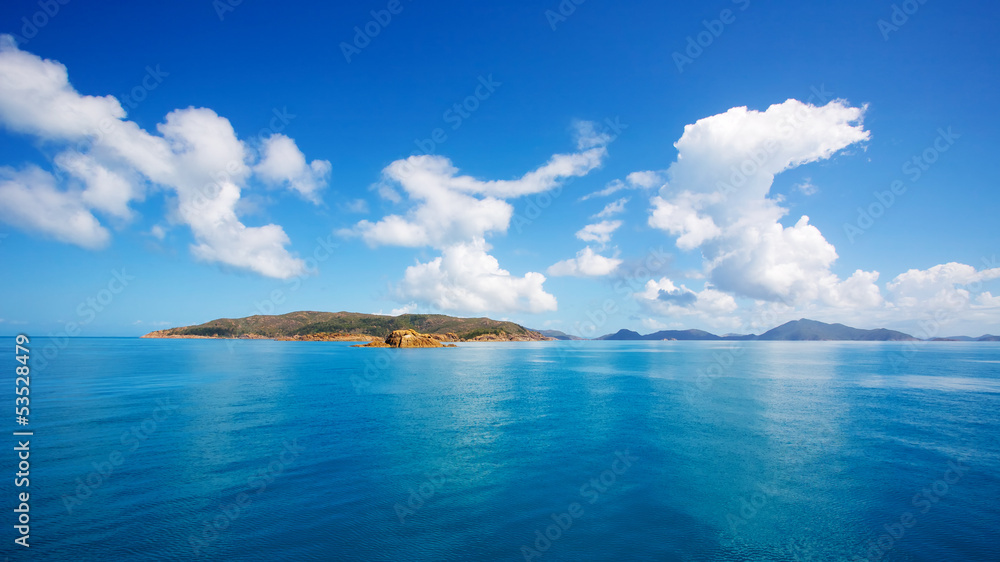 Fototapeta premium Sea sky cloud and islands