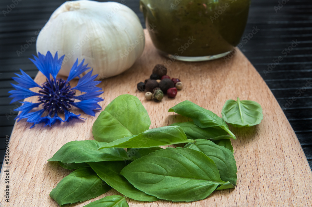 Garlic pesto Garlic pesto