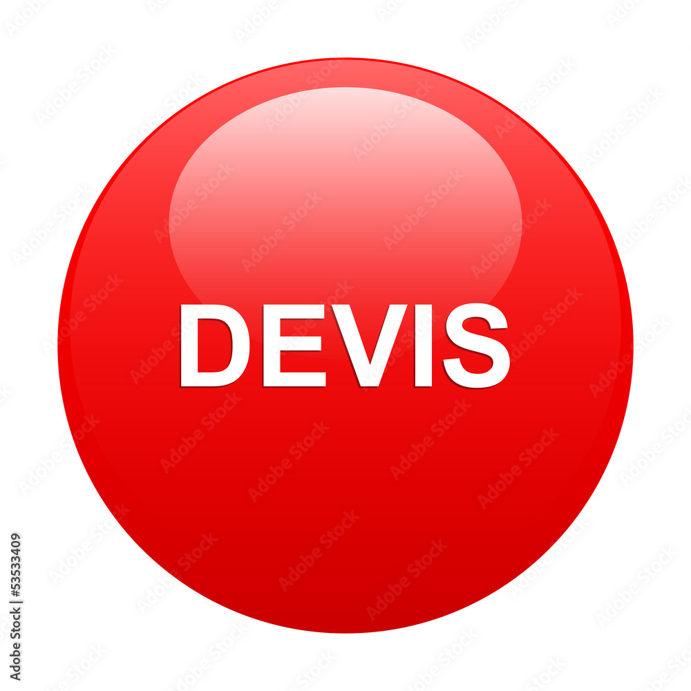 Bouton internet devis red Bouton internet devis red