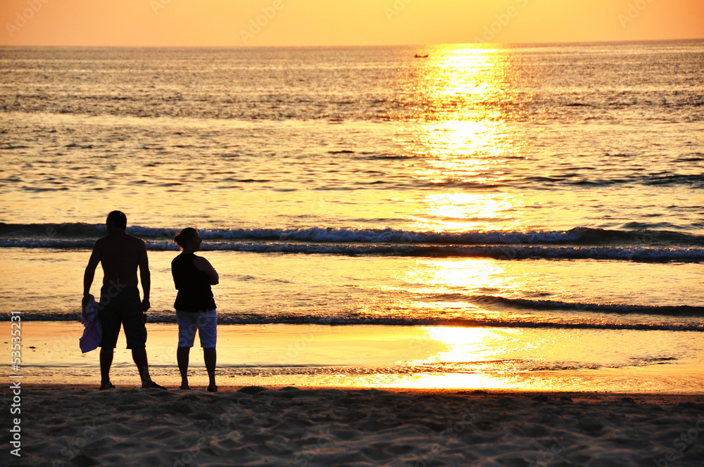 Fototapeta premium Ocean sunset