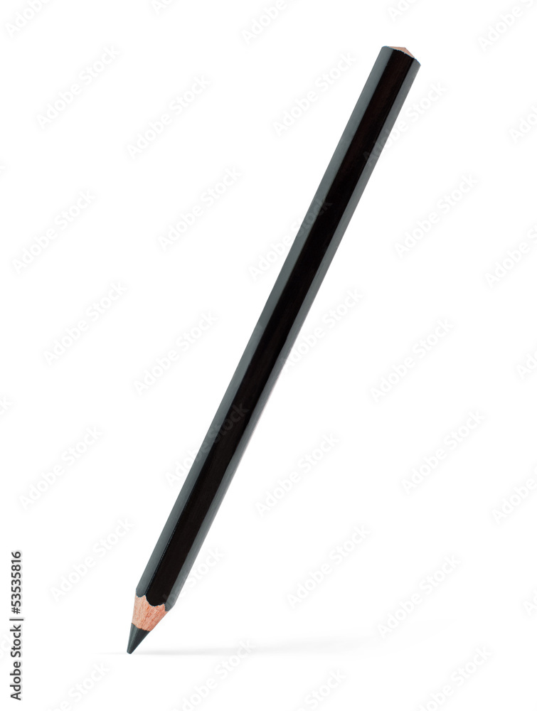 black pencil on white background black pencil on white background