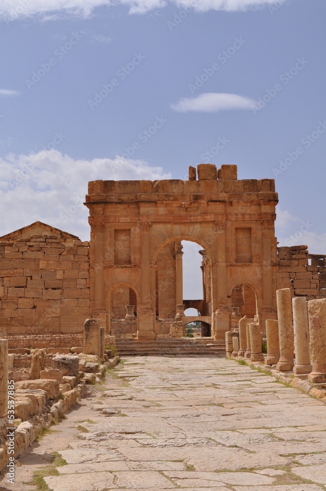 Arc d'Antonin, site archéologique de Sbeïtla