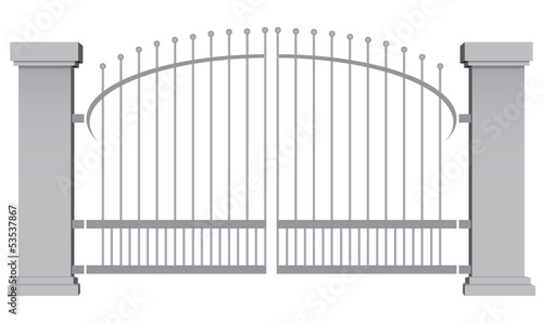 Steel gates