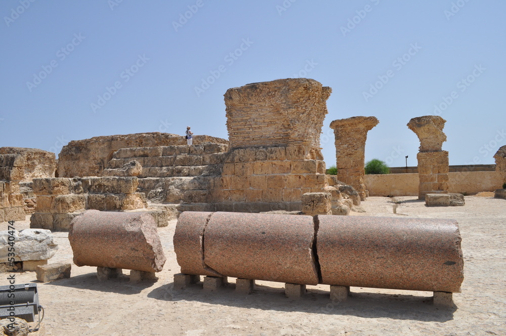 Site archéologique de Carthage, thermes d'Antonin