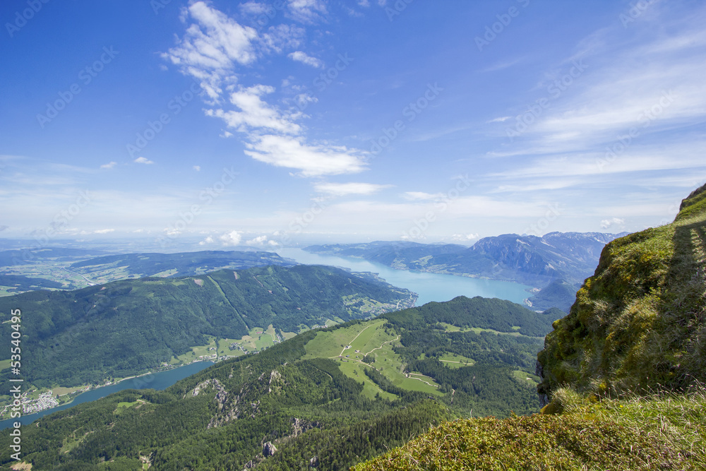 Naklejka premium Schafberg Panorama