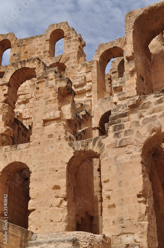 Amphith    tre d El Jem