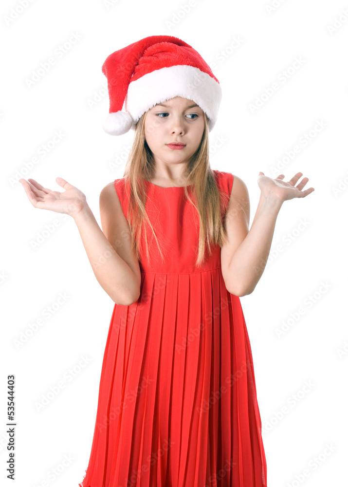 Angry or upset child or pre-teen isolated on white background Angry or upset child or pre-teen isolated on white background