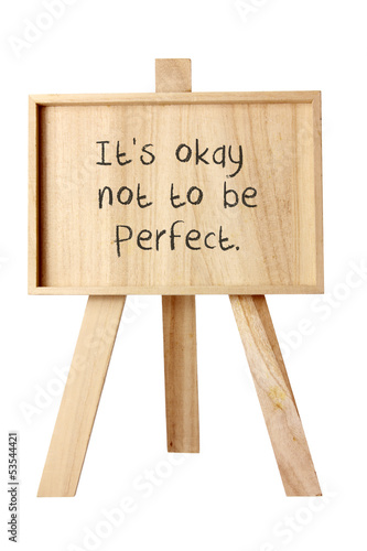 Easel with Message of Motivation