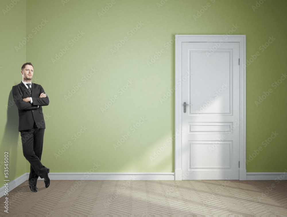 Fototapeta premium businessman standing