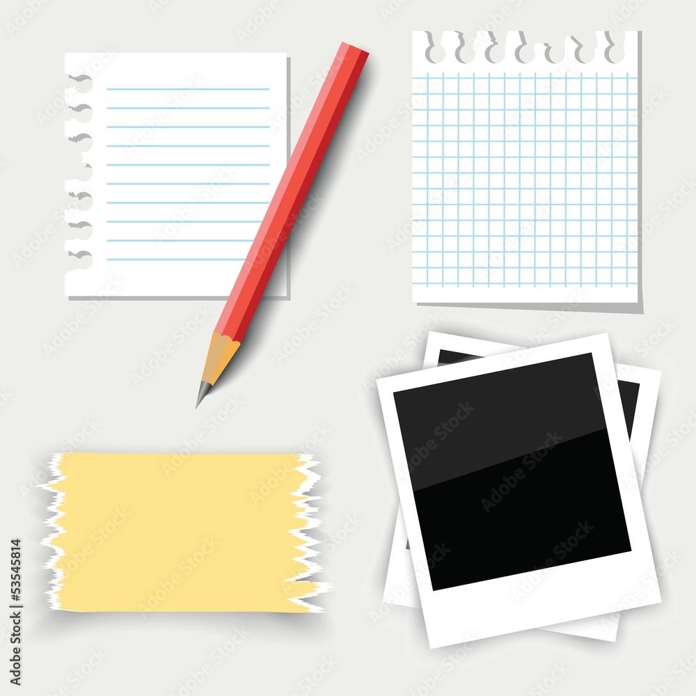 Pencil and paper Pencil and paper