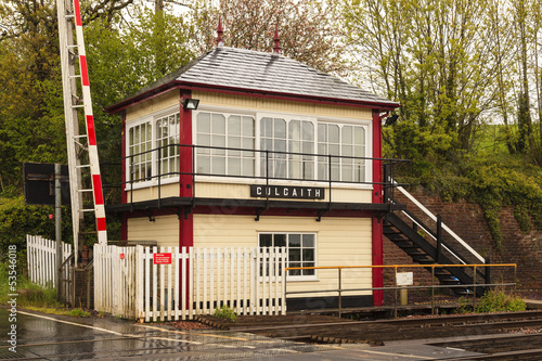 Fotografie Culgaith Signal Box and Level Crossing