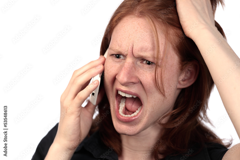 Mad Woman on the Phone