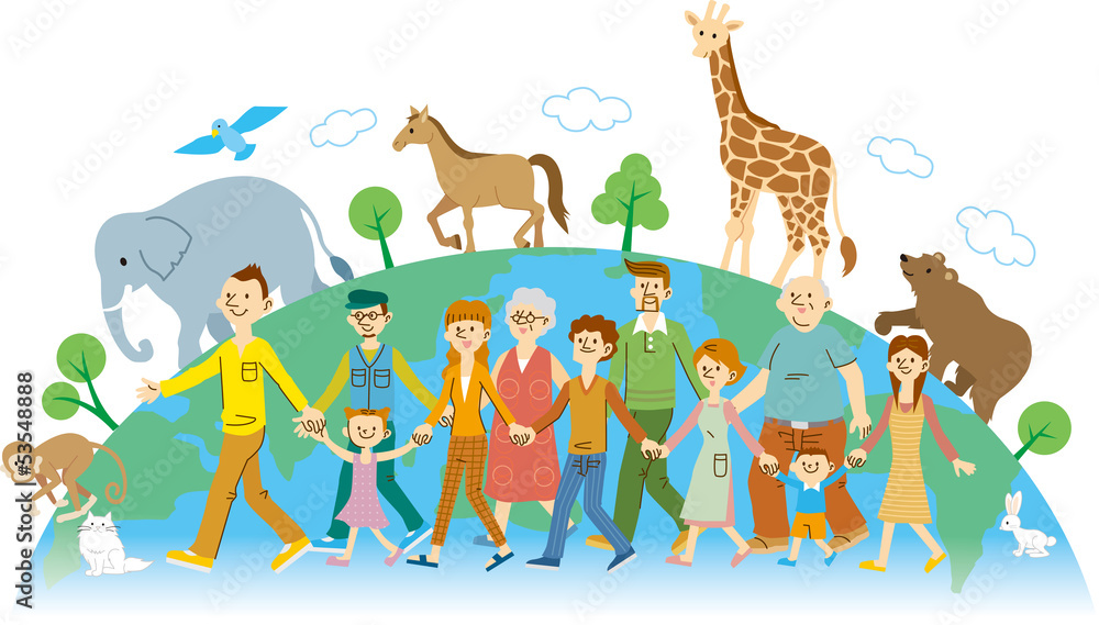 Obraz premium 動物保護