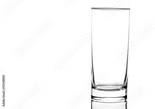 An empty glass